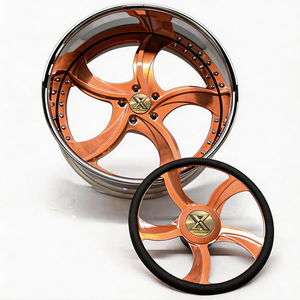 Cerchi Forgiati XJ Tarrsi Nuovi con Canale Profondo 5x120.65mm da 20, 22, 24, 26, 28, 30 Pollici per Auto Passeggeri Alpha <span class=keywords><strong>e</strong></span> Pneumatici - Product Image 2
