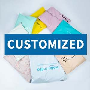 Sac d'expédition en polyéthylène biodégradable écologique personnalisé et coloré, mat, rouge express, imprimé, imperméable, pour l'emballage - Product Image 5