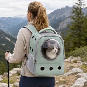 Mochila Transparente Tipo Burbuja para Mascotas con Panel de Visualización para Gatos y Perros Pequeños, Suministros para Mascotas, Logotipo Personalizado, Venta al Por Mayor de Fábrica, Portátil - Product Image 1