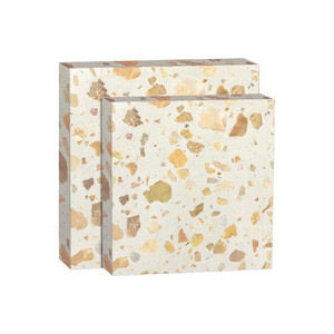 Azulejos de Pared Exteriores Modernos de <span class=keywords><strong>Cerámica</strong></span> Amarilla en Tonos Cálidos, Antibacterianos, Antideslizantes, de 800x800 mm, Acabado Mate, para Centros Comerciales y Hoteles - Product Image 1