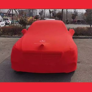 Housse de voiture avec logo personnalisé, tissu souple et flexible, housse de voiture spéciale anti-poussière pour Mercedesbenz SLC <span class=keywords><strong>300</strong></span> Premium <span class=keywords><strong>Roadster</strong></span> - Product Image 6