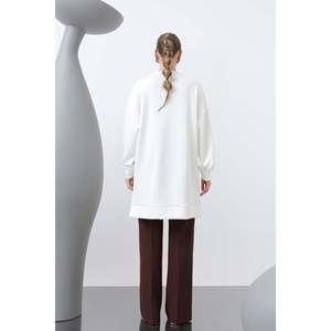 Tunique pour femme avec broderie sur l'épaule - 10629TNK - ECRU - Product Image 5
