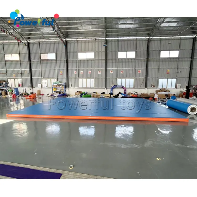 Prezzo di fabbrica basket indoor calcio gonfiabile campo sportivo grande pista aerea tappetino per ginnastica pista aerea