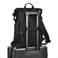 Sac à dos pour ordinateur portable 15,6 pouces avec logo personnalisé, antivol, écologique, durable, imperméable, multi-poches, décontracté pour les voyages, l'école et les trajets quotidiens