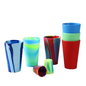 Silicone Water <b>Cup</b> 480ml <b>Large</b> Capacity Travel Use Custom Colors Unisex - Product Image 5