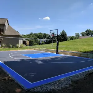 篮球场地板户外便携式运动场泡菜球互锁塑料砖