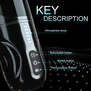 Automaticamente soddisfare <span class=keywords><strong>il</strong></span> vostro <span class=keywords><strong>bisogno</strong></span> comodo rilassante canale masturbazione tazza per adulti Sex Toy 10 frequenze telescopico aereo Cup - Product Image 4