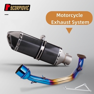 Nuevo escape universal de acero inoxidable YCC para motocicleta, modificación para Yamaha Gy6 Yoshimura 51MM Tank 200 Efi Scooter <span class=keywords><strong>Cuma</strong></span> 200cc - Product Image 3