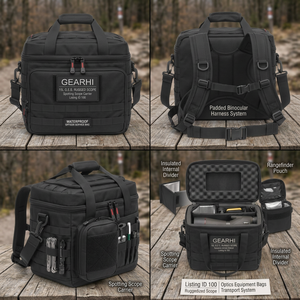 Sac de survie robuste pour intervention d'urgence, sac de secours pour premiers intervenants, sac de survie en nylon résistant aux déchirures 1200D, rouge/noir - Product Image 2
