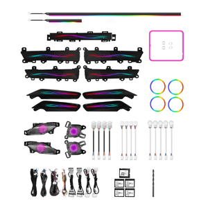 Luz Ambiental para Automóvil con Volante a la Derecha, para Honda Civic/Integra 2022-2025, Accesorios de Actualización de Iluminación Interior - Product Image 1