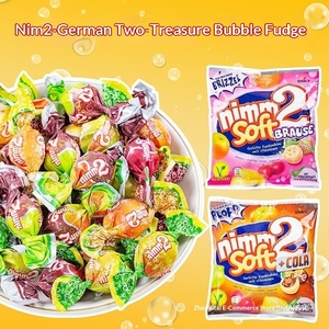 Gomitas de Fruta Alemanas Nimm2 con Relleno Líquido |   Caramelos Suaves de Naranja y Limón Enriquecidos con Vitamina C |   Snack Saludable y Masticable para Niños 110g - Product Image 1
