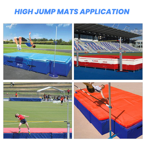 LINYIQUEEN Plate-forme d'atterrissage de saut en hauteur EPE Form Équipement d'athlétisme pour la compétition et l'entraînement - Product Image 4