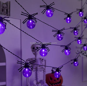 Luci a Stringa LED <span class=keywords><strong>DOTO</strong></span> Spider Bulb, Classificate IP44, Catene Luminose BO per Decorazioni di Halloween - Product Image 4