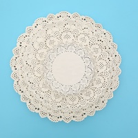 Napperons en papier dentelle de 4, 6, 8, 10, 12 pouces en gros pour décoration de table de mariage et fournitures de fête, pour la pâtisserie
