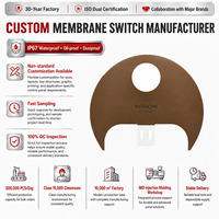 Clavier tactile multimédia à membrane pour appareils électroménagers, avec touches graphiques superposées, pour machine à lait de soja