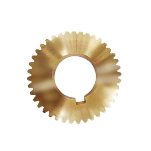 Tuerca de cobre mecanizada de precisión Torneado CNC Personalizable Acabado de superficie alta Latón Bronce Disponible - Product Image 6