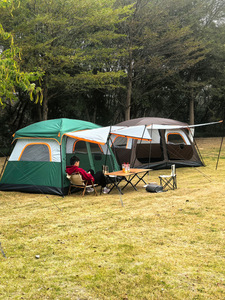 Nouvelle <span class=keywords><strong>tente</strong></span> <span class=keywords><strong>de</strong></span> camping double couche personnalisable pour l'extérieur, imperméable et anti-UV, pour 1 à 6 personnes, <span class=keywords><strong>tente</strong></span> <span class=keywords><strong>de</strong></span> camping multi-personnes - Product Image 4
