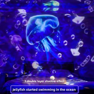 Lampada di Proiezione a Doppio Strato con Cielo Stellato, Regalo Creativo per Bambini, Luce Notturna Rotante - Product Image 4