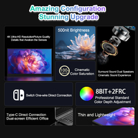 Moniteur portable sans fil Eimio 17,3 pouces 4K IPS, 100 % sRGB, pour ordinateur portable et trading – Vente chaude OEM/ODM