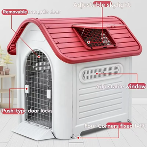 Abri pour chien en plastique détachable, imperméable, <span class=keywords><strong>avec</strong></span> fenêtre supérieure et toilettes, idéal pour l'extérieur et le jardin - Vente en gros - Product Image 3