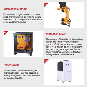 Kuka 6 + 1 Trục Robot Công Nghiệp Cánh Tay Thép Không Gỉ Sợi Laser Máy Hàn 2-Năm Bảo Hành Có Động Cơ PLC Hộp Số Lõi - Product Image 6