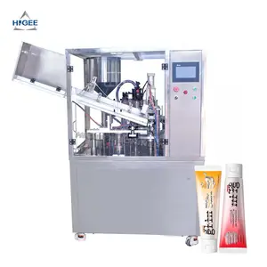 Higee Automatic cosmetics tube hose filling and sealing machine processing line Cream Lotion Gel Emulsion pipe Filler machine