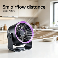 Nouveau ventilateur de bureau portable, rechargeable, mini, pliable, silencieux, pour voiture et utilisation en extérieur