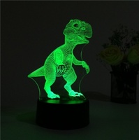 Newish Creative en blanco acrílico grabable luz de noche cama escritorio 3D Diy tablero de notas Led luz de noche