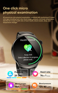 VALDUS Montre Connectée Santé ECG Écran AMOLED 1,56 Pouce Prend en Charge les Appels Bluetooth Double Mode NFC Surveillance du Sommeil <span class=keywords><strong>Smartwatch</strong></span> VE62 <span class=keywords><strong>PRO</strong></span> - Product Image 6