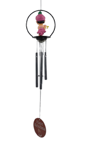 Campana de Viento Krishna Bhakti Bansidhar de 90 mm, Material PVC/ABS, Campana Decorativa Moderna para Colgar, Espiritual - Product Image 4