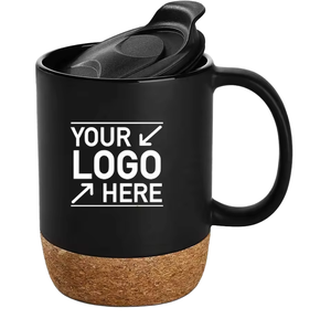 Tasses à café en porcelaine noires mates et brillantes personnalisées, cadeaux souvenirs blancs, gravure minimaliste unie, compatibles micro-ondes - Product Image 1