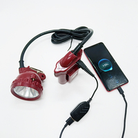 Lampe de mine LED personnalisée 7.8ah Lampe frontale de mineur de charbon antidéflagrante Lampe de mineur Lampe de sécurité minière Banque d'alimentation USB Lampara Minera