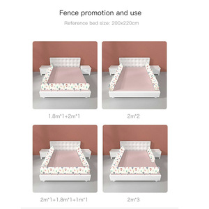 Barrières de lit universelles souples pour <span class=keywords><strong>la</strong></span> sécurité des enfants, barrières anti-chute pour bébés, barrières latérales pour lits d'enfants - Product Image 3
