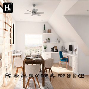 44-inch <b>Ceiling</b> <b>Fan</b> for Large Rooms <b>with</b> DC Motor and <b>Remote</b> Control - Product Image 3