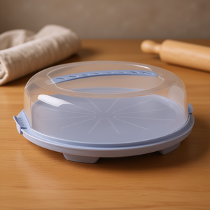 Contenedor para Pastel Rotho Bell Fresh de 24 cm, Redondo, para Almacenamiento de Alimentos con Tapa para la Conservación del Pastel - Product Image 3
