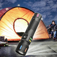 LEDUN 3 Mode Lampu Kerja Camping Bahan Aluminium Alloy Dapat Diperbesar 10000 Lumens USB Isi Ulang IP65 Tahan Air Power Bank Tahan Lama