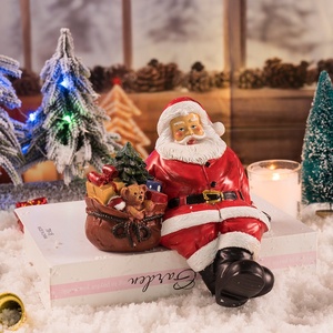 Cross-Border Santa Claus Tabletop Ornament Home Christmas Gift Scene Christmas Decoration Resin <b>Craft</b> - Product Image 4