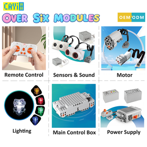 Cayi tùy chỉnh chức năng điện Kit OEM & ODM xây dựng khối bộ động cơ Pin điều khiển từ xa Receiver tốc độ kỹ thuật-phần LED gạch - Product Image 2
