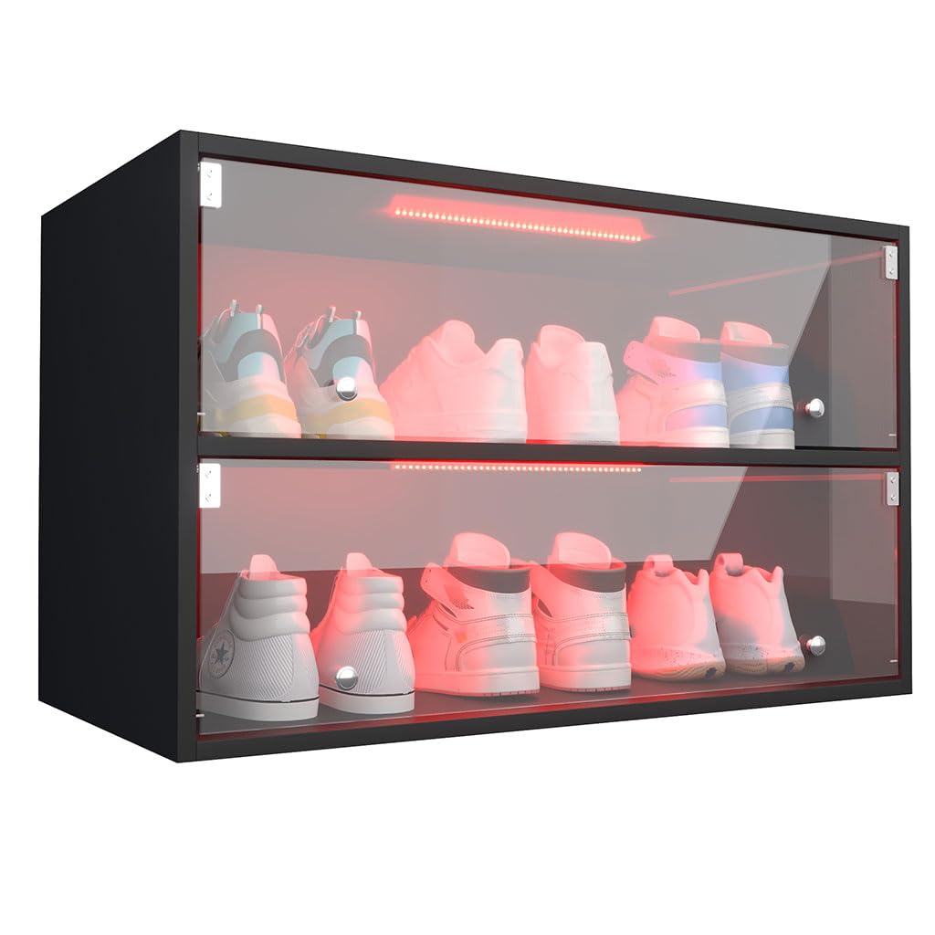 Sneaker Display Case Sneaker Throne Shoe Rack LED Shoe