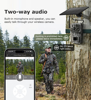 Caméra de chasse sans fil ST-HC808 avec capteur CMOS 4G, vidéo 2K, étanche IP66, alimentée par énergie solaire, objectif grand angle WiFi, pour la faune en extérieur
