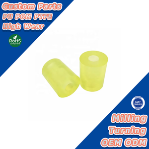 Manchon usiné en <span class=keywords><strong>POM</strong></span>, entretoise et rondelle en plastique, dimensions et formes personnalisées selon les dessins - Product Image 1