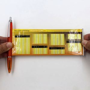 Stylo publicitaire en plastique avec drapeau rétractable, stylo à bannière déroulante, stylo à bille en papier économique avec logo personnalisé - Product Image 2