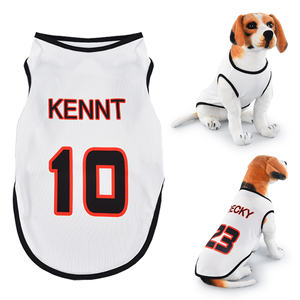 Camisetas de disfraces de mascotas de verano Diseño personalizado Trajes para perros Sublimación Camisetas en blanco Servicios de fabricación para ropa de mascotas - Product Image 1