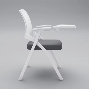 <span class=keywords><strong>Sillas</strong></span> de <span class=keywords><strong>oficina</strong></span> de malla de alta calidad <span class=keywords><strong>Sillas</strong></span> de entrenamiento plegables con mesa de escritura - Product Image 2