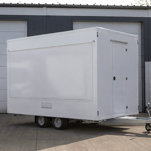 White Mobile Food Truck Trailer Box Van Frozen Food Delivery Vehicle for Street Catering and Mobile Kitchen Use - Product Image 1