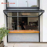 Ventana Plegable de Aluminio y Vidrio con Aislamiento Acústico, de Alta Eficiencia, con Apertura Vertical y Doble Vidrio Templado