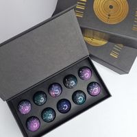 Venta al por mayor de lujo caja de barras de chocolate impreso embalaje de lujo para 4 piezas 6 piezas 12 piezas cajas de papel de dulces de chocolate