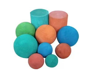 Concrete pump spares parts Concrete Pump Pipe Line Cleaning Balls Sponge Balls