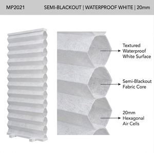 Tissu pour stores plissés alvéolés cellulaires sur mesure ODM/OEM de pointe pour fenêtres [Tissu uniquement] - Product Image 2