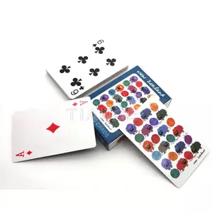 定制印刷广告纸扑克牌，带公司标志